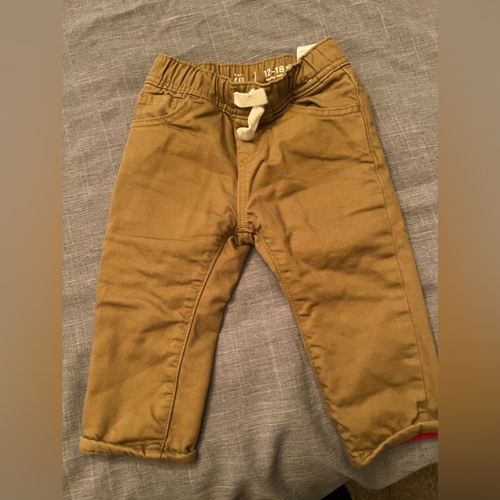 Light brown fleece pants!